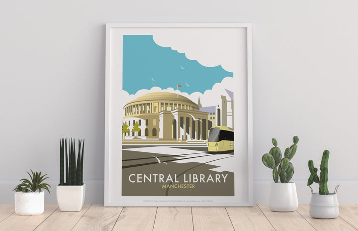 Manchester Central Library, - Art Print