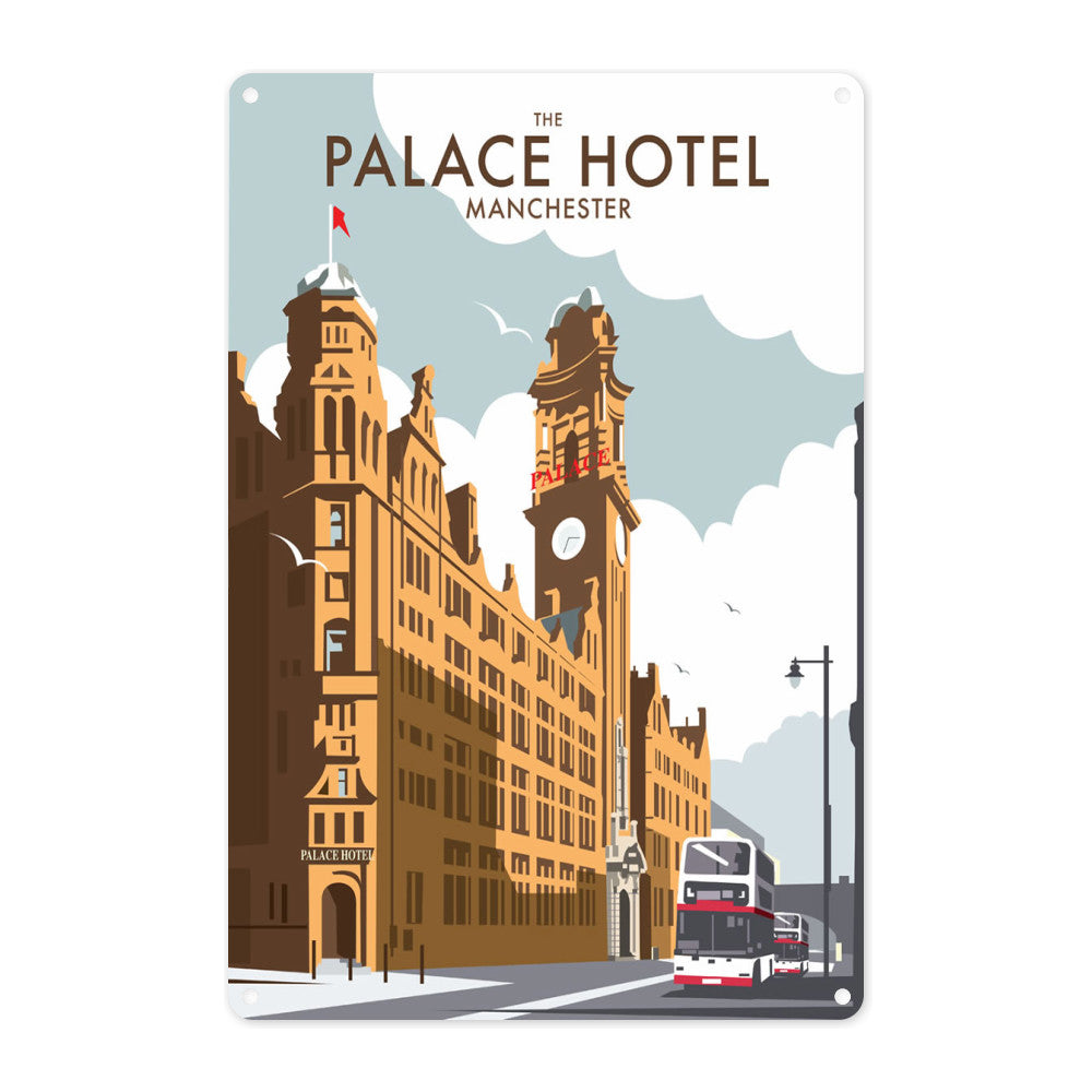 The Palace Hotel, Manchester Metal Sign