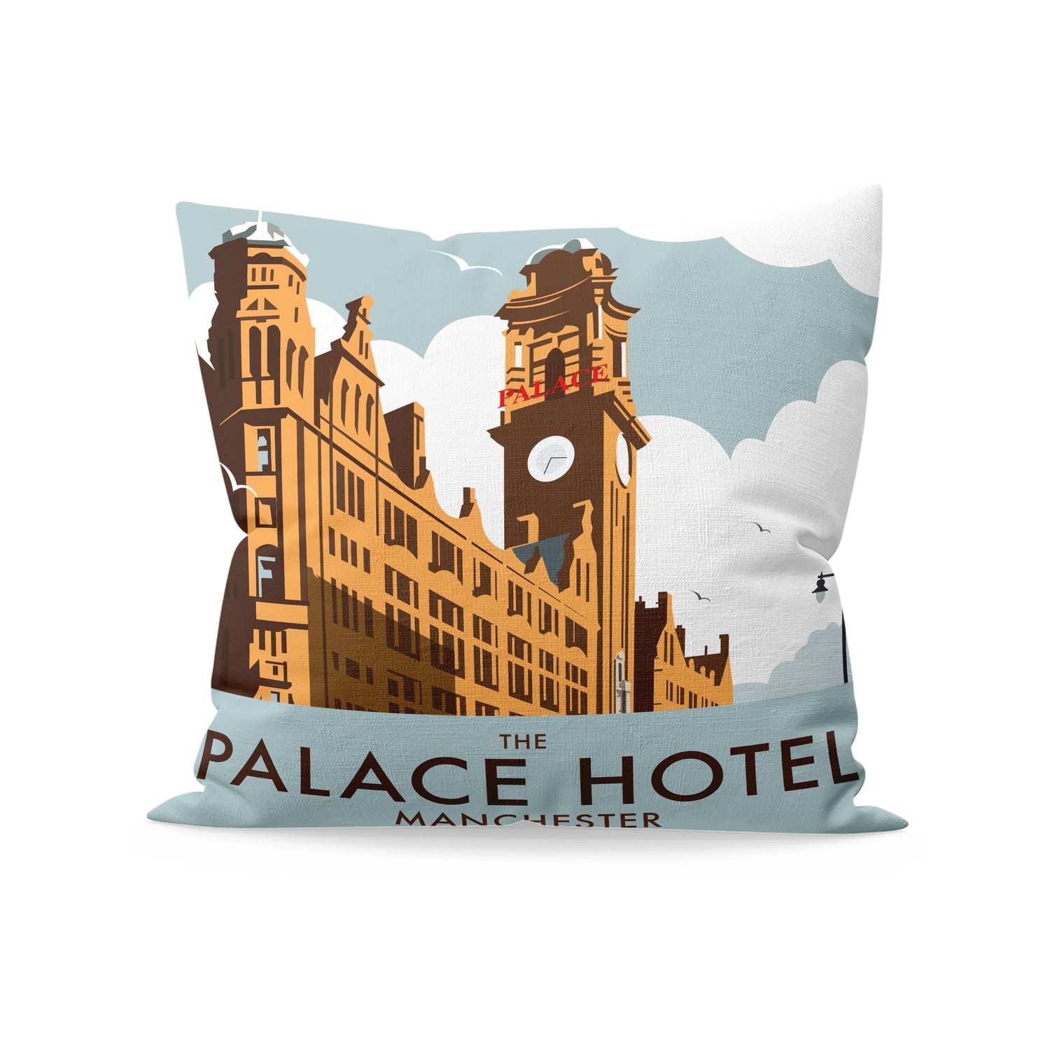 The Palace Hotel, Manchester Fibre Filled Cushion