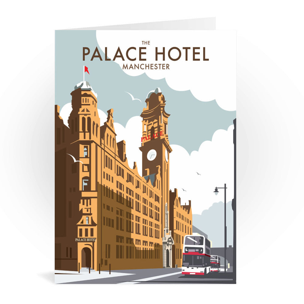 The Palace Hotel, Manchester Greeting Card 7x5
