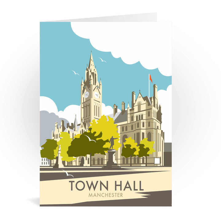 Manchester Town Hall Greeting Card 7x5