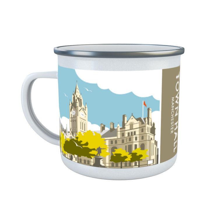 Manchester Town Hall Enamel Mug
