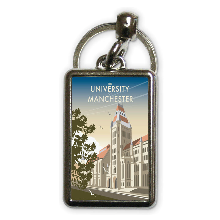 The University of Manchester Metal Keyring