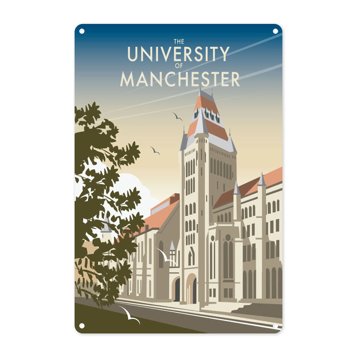 The University of Manchester Metal Sign