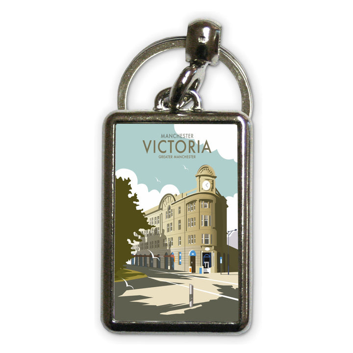 Victoria Station, Manchester Metal Keyring