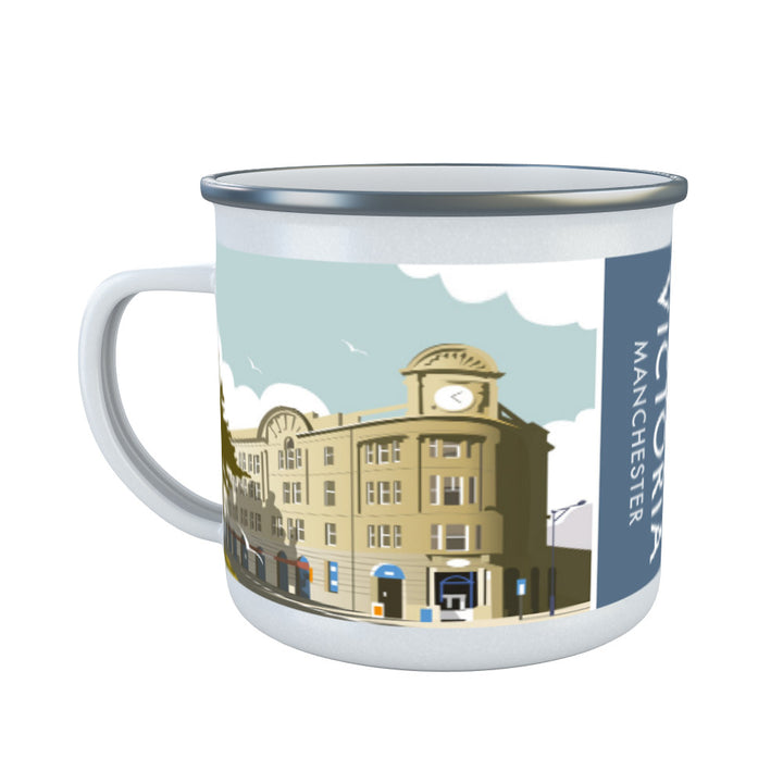 Victoria Station, Manchester Enamel Mug