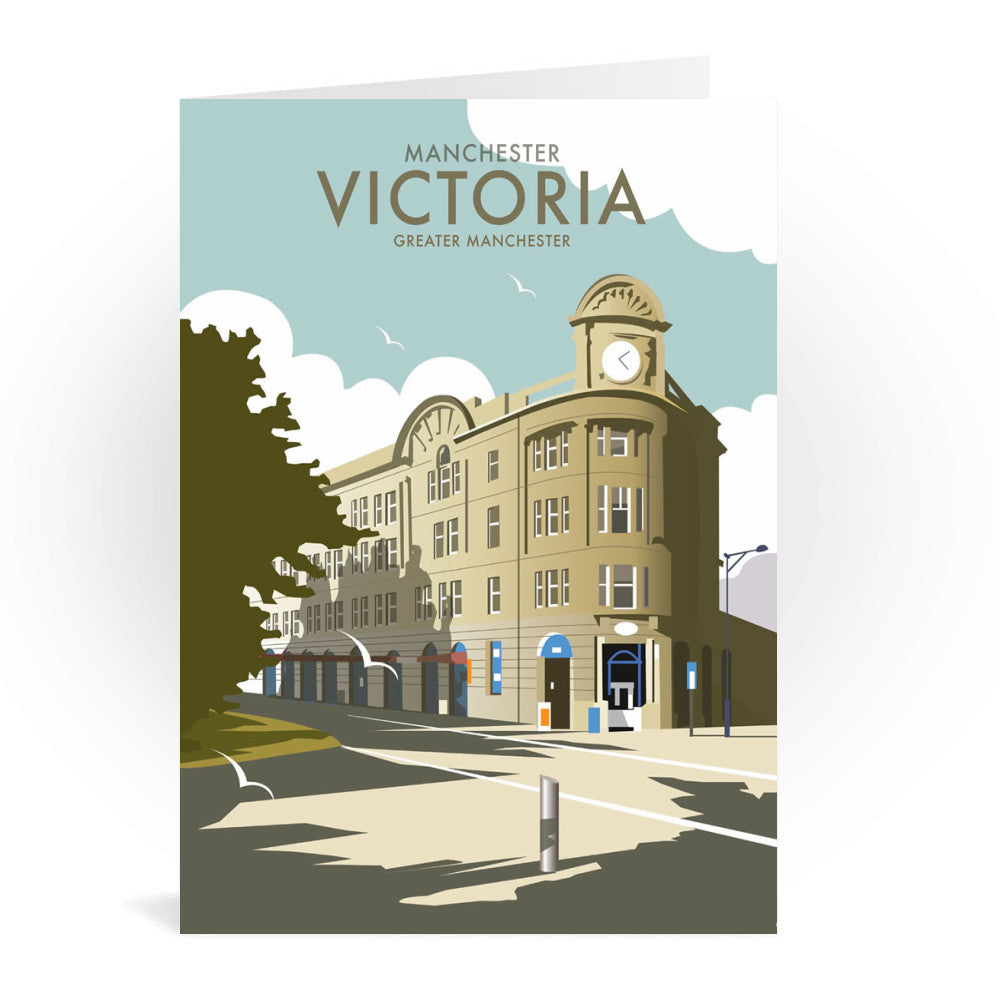 Victoria Station, Manchester Greeting Card 7x5