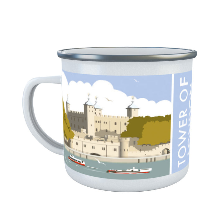 The Tower of London Enamel Mug