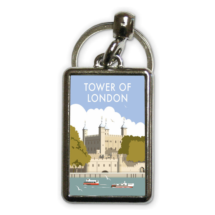 The Tower of London Metal Keyring