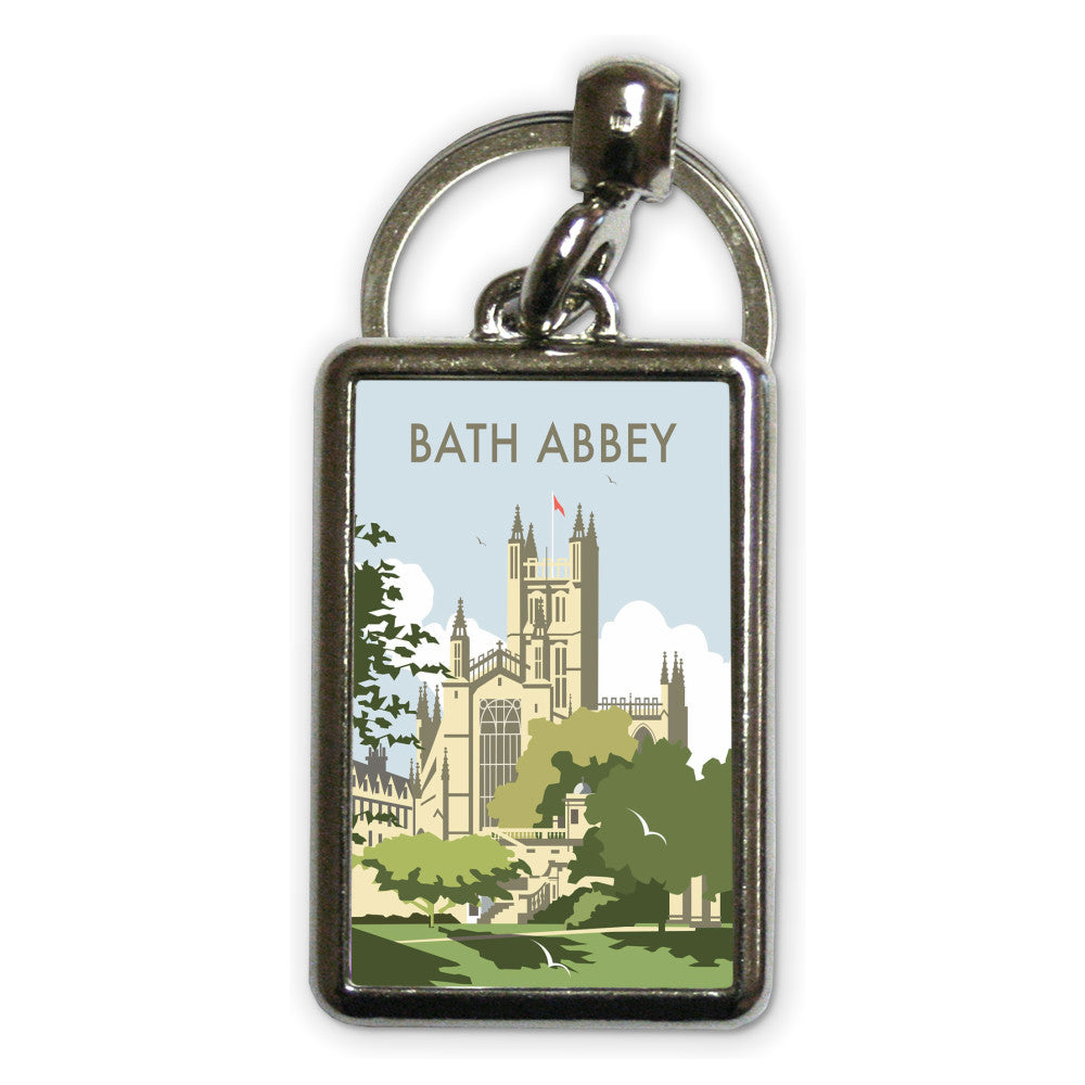 Bath Abbey Metal Keyring