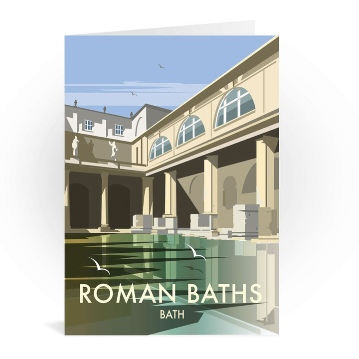 Roman Baths, Bath Greeting Card 7x5
