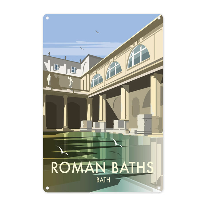Roman Baths, Bath Metal Sign