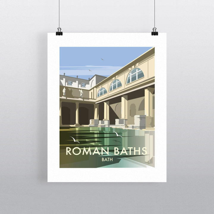 Roman Baths, Bath Fine Art Print