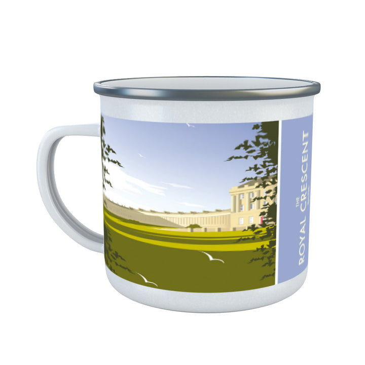 The Royal Crescent, Bath Enamel Mug