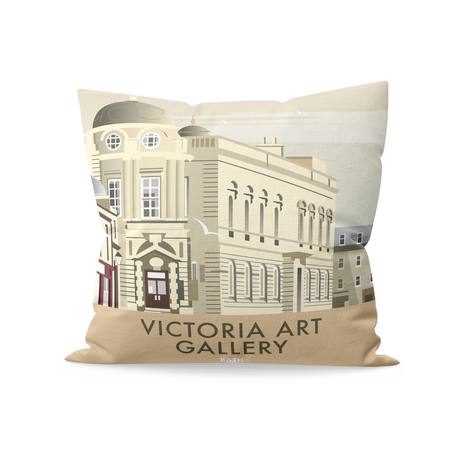 Victoria Art Gallery, Bath Fibre Filled Cushion
