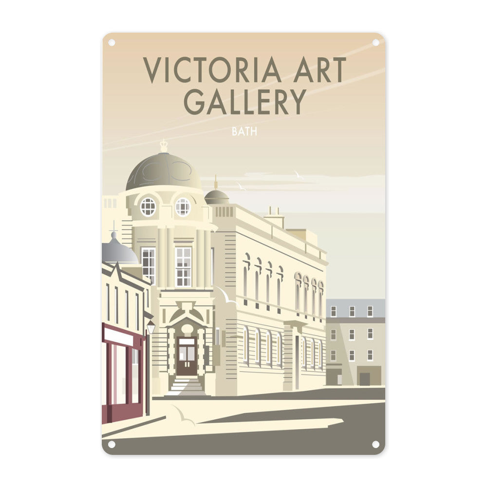 Victoria Art Gallery, Bath Metal Sign