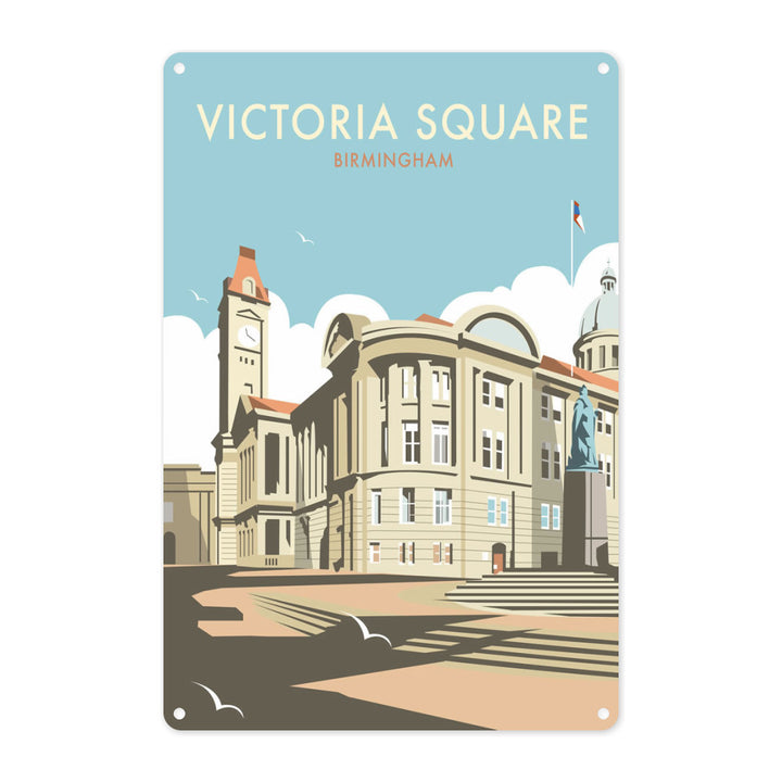 Victoria Square, Birmingham Metal Sign