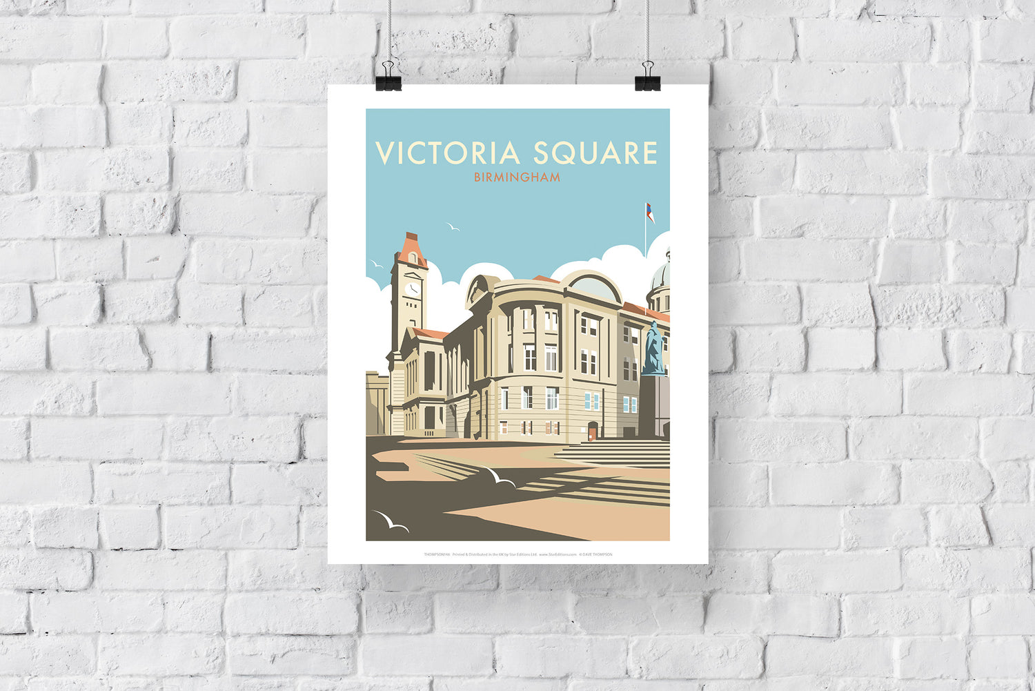 Victoria Square, Birmingham - Art Print