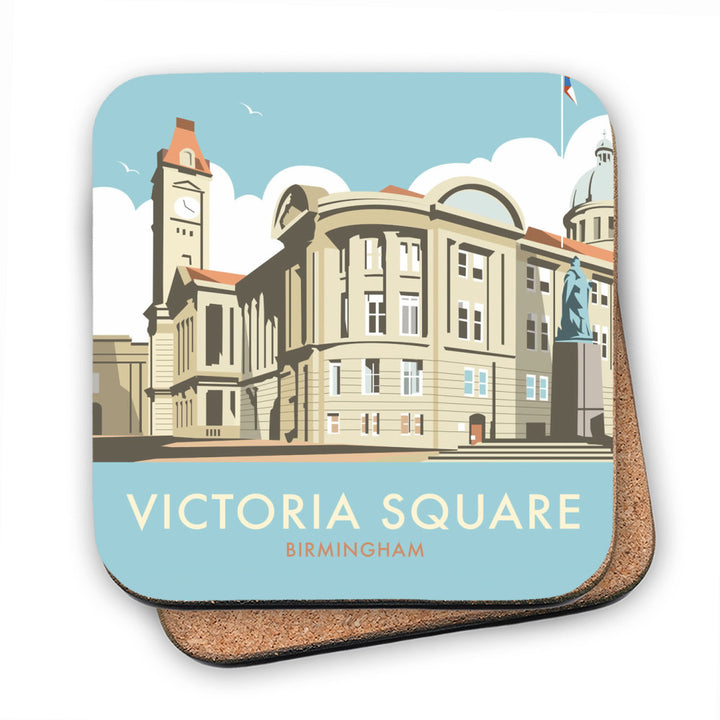 Victoria Square, Birmingham MDF Coaster