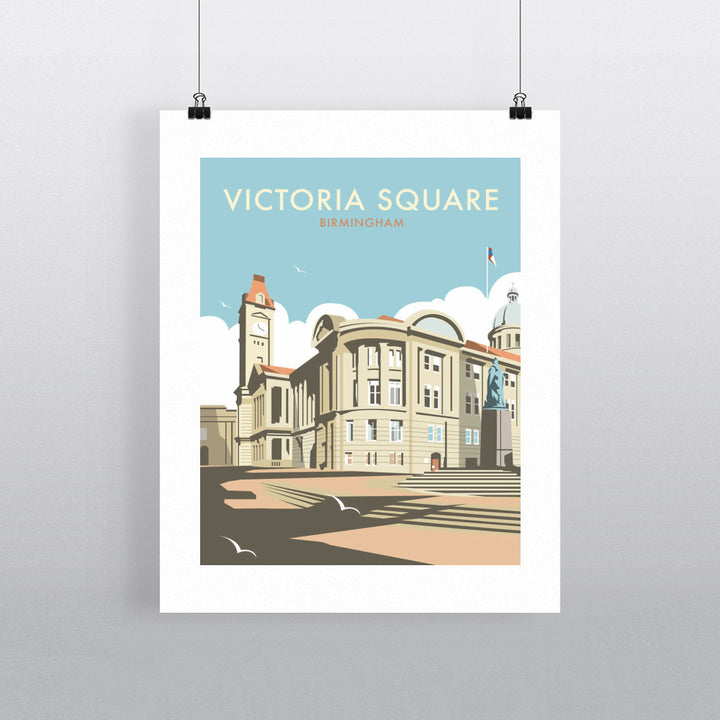 Victoria Square, Birmingham Fine Art Print