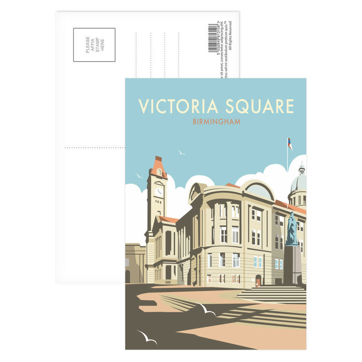 Victoria Square, Birmingham Postcard Pack