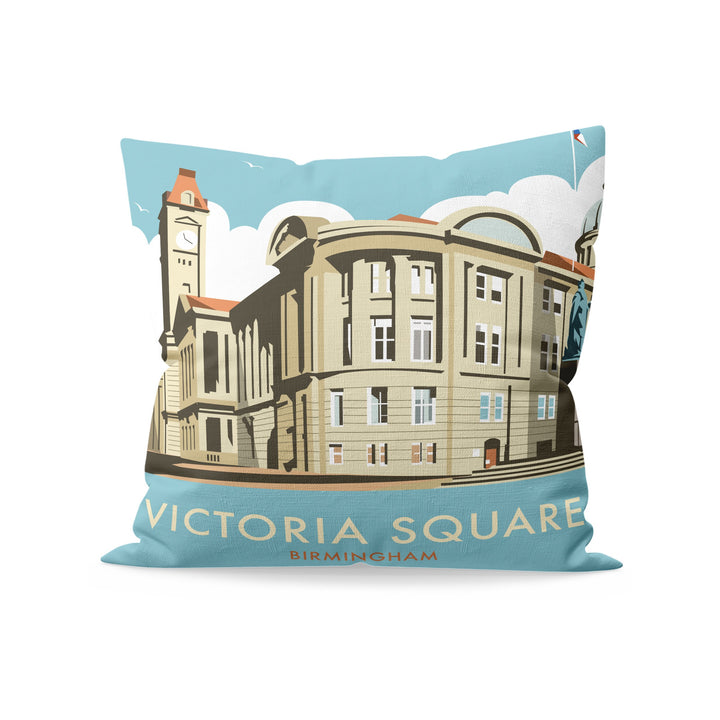 Victoria Square, Birmingham Fibre Filled Cushion