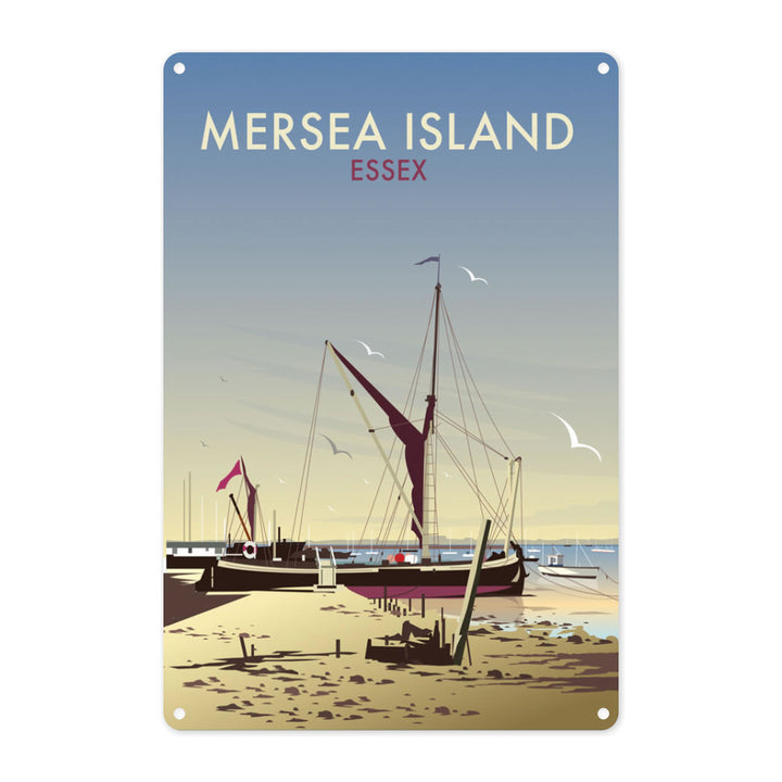 Mersea Island, Essex Metal Sign