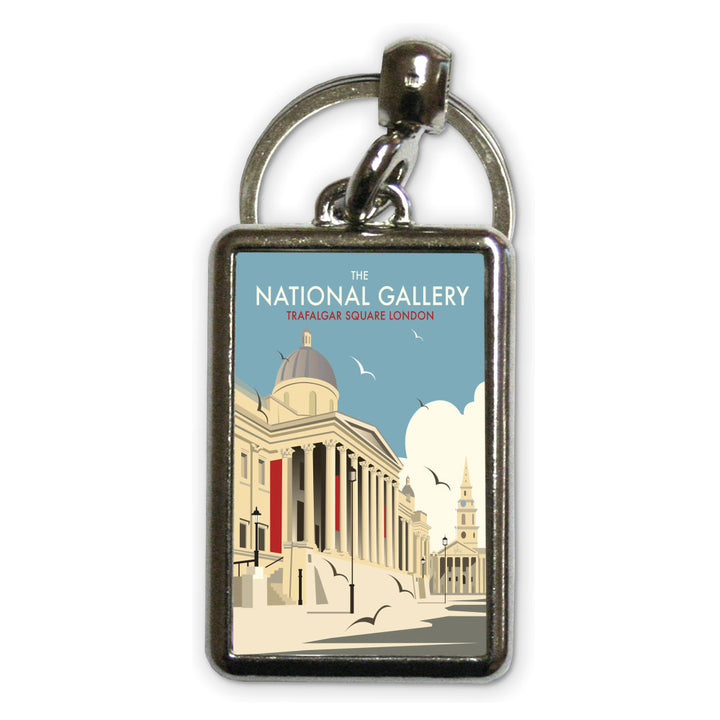 The National Gallery, London Metal Keyring