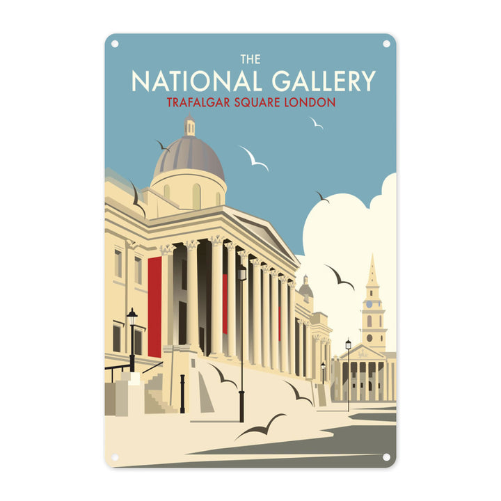 The National Gallery, London Metal Sign