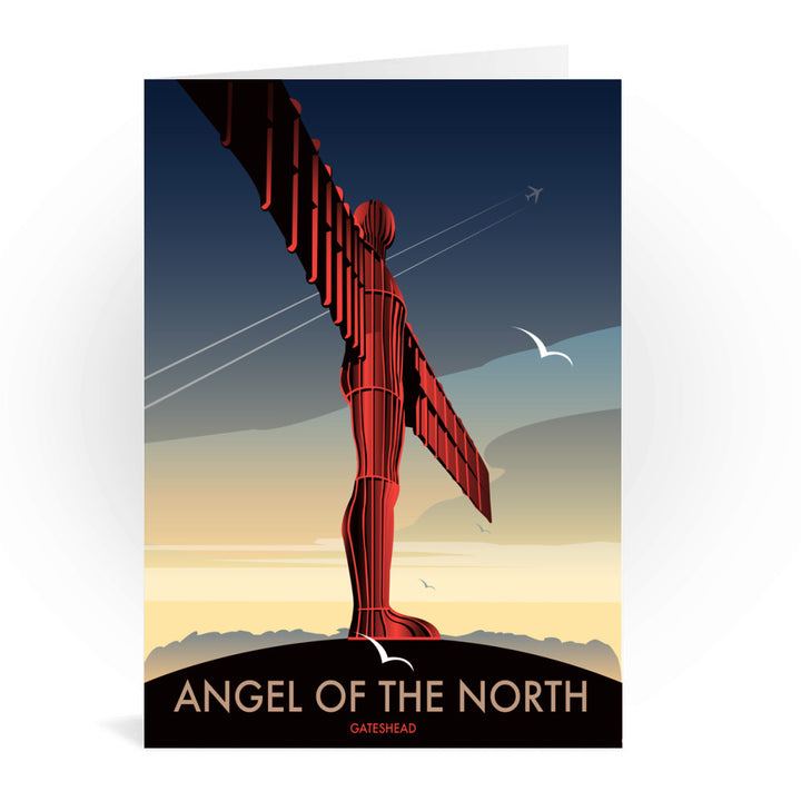 Angel of The North, Gateshead Greeting Card 7x5