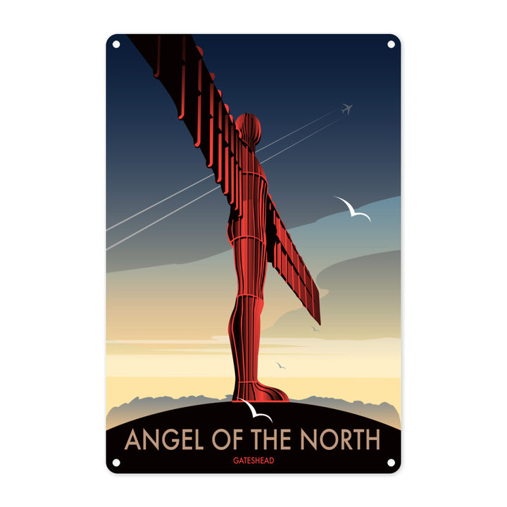 Angel of The North, Gateshead Metal Sign