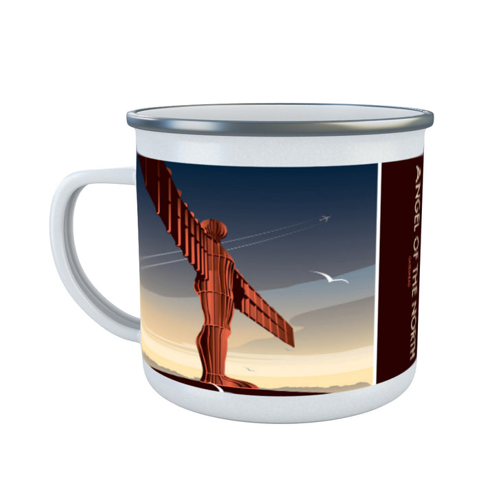 Angel of The North, Gateshead Enamel Mug