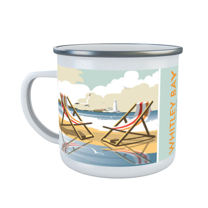 Whitley Bay Enamel Mug