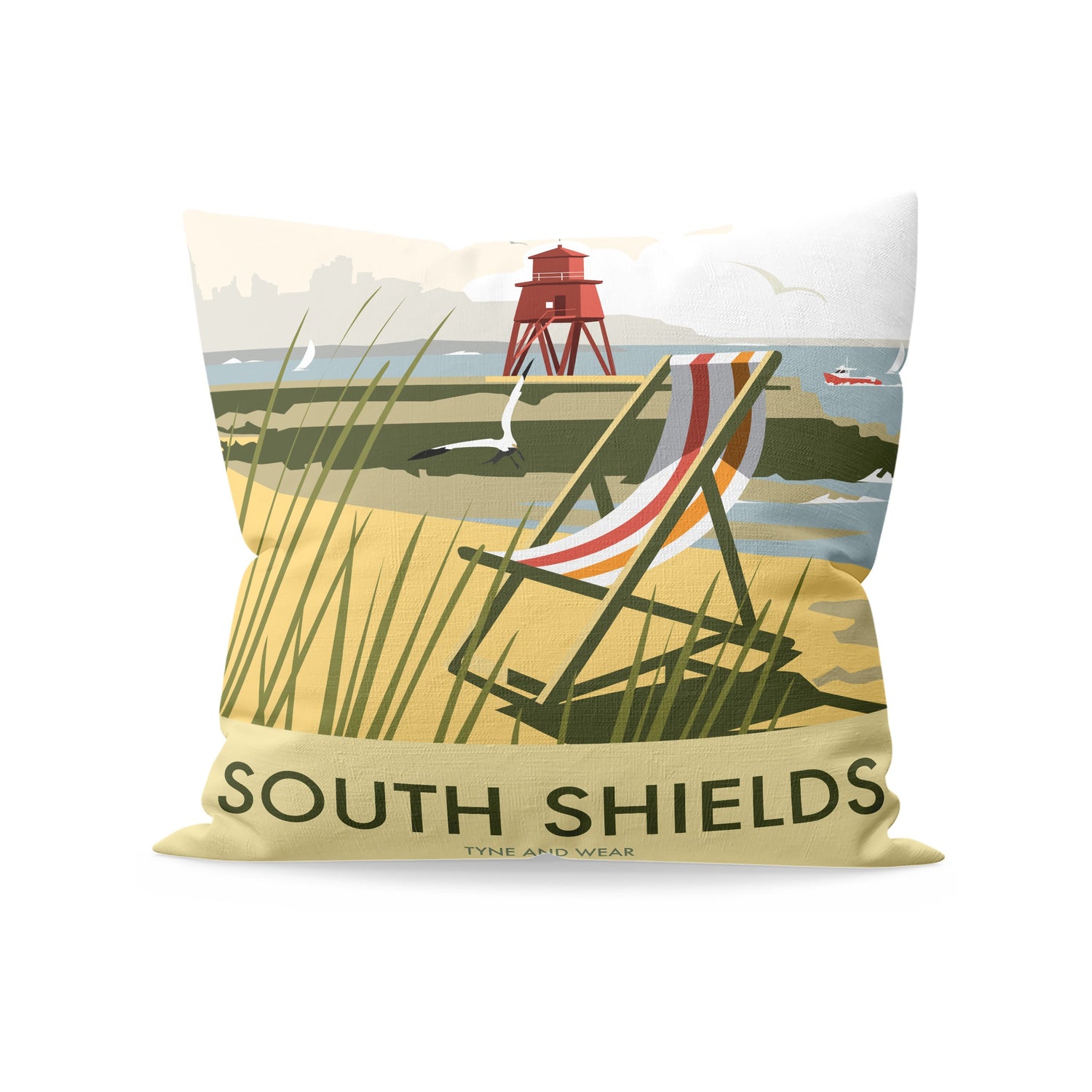 South Shields Fibre Filled Cushion