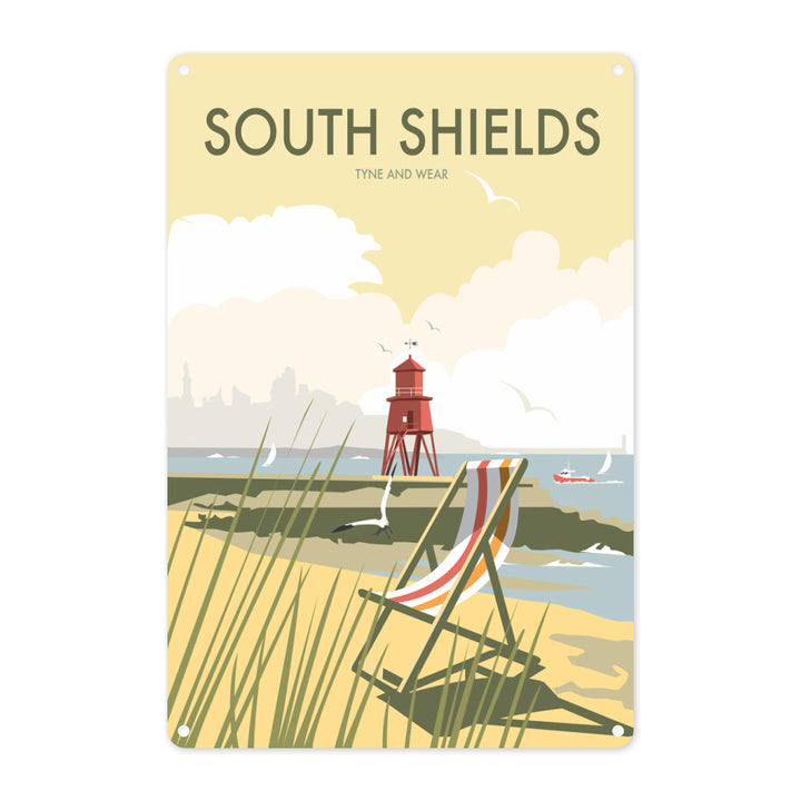 South Shields Metal Sign