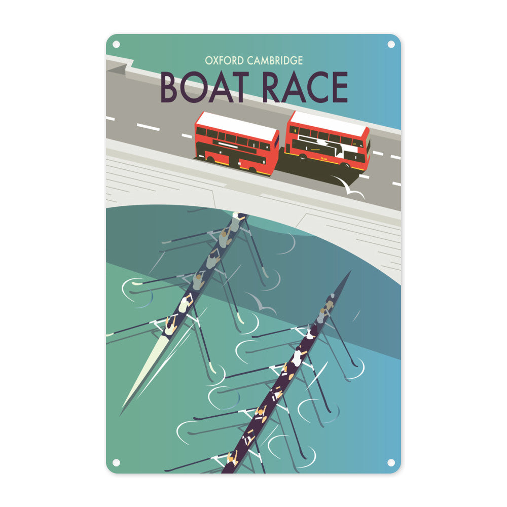 The Boat Race Metal Sign