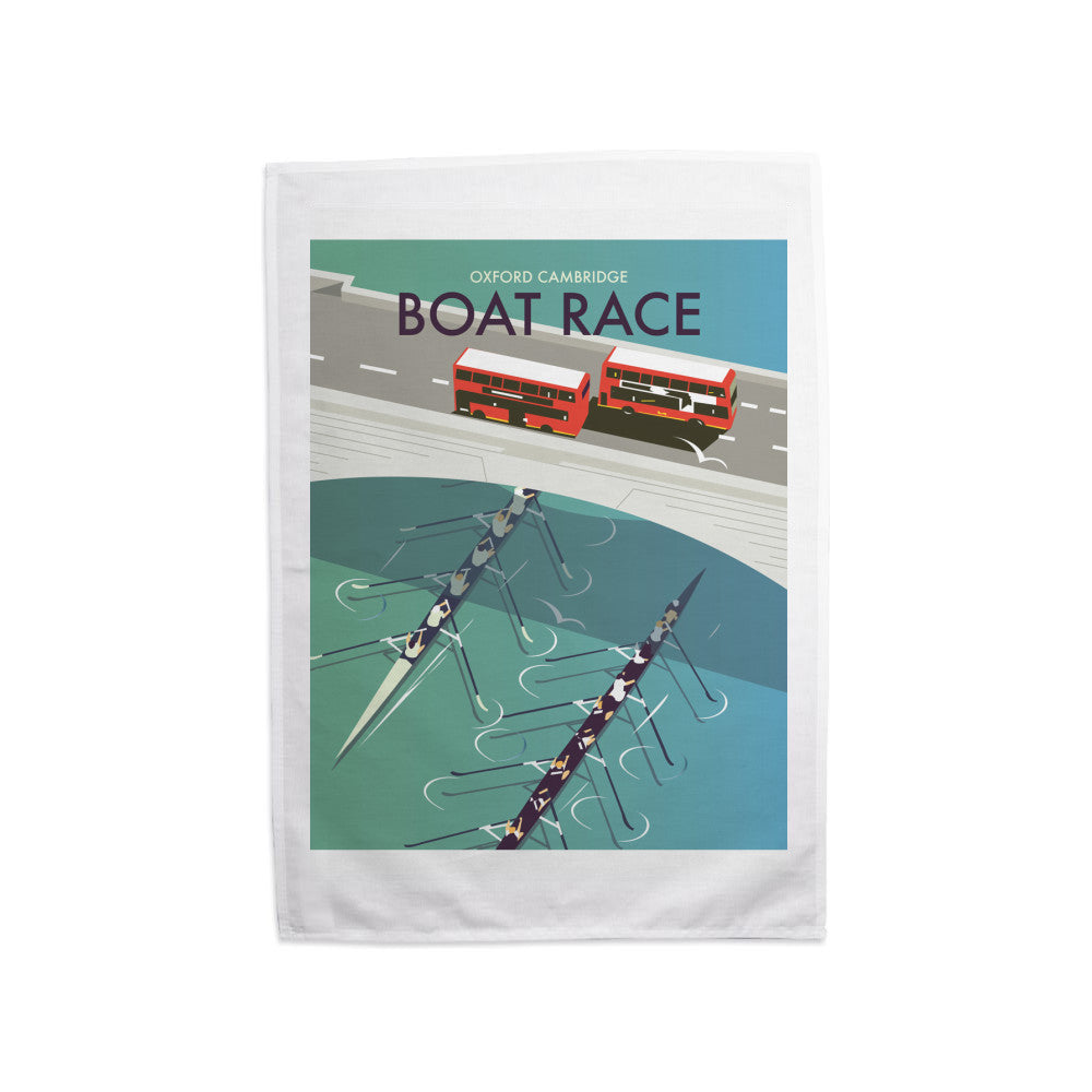 The Boat Race Tea Towel