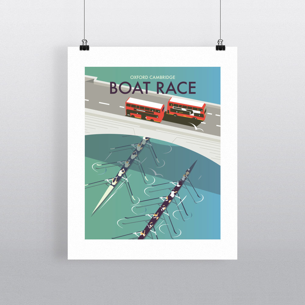 The Boat Race Fine Art Print