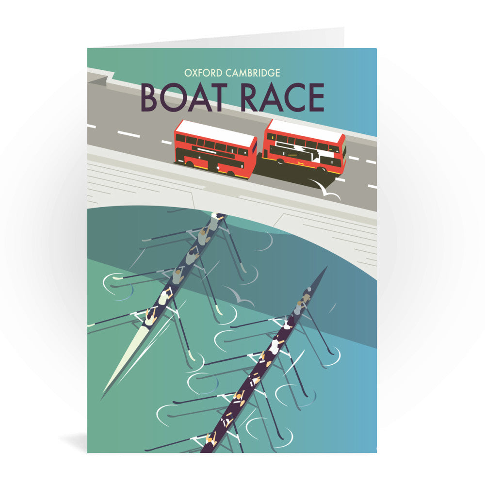The Boat Race Greeting Card 7x5