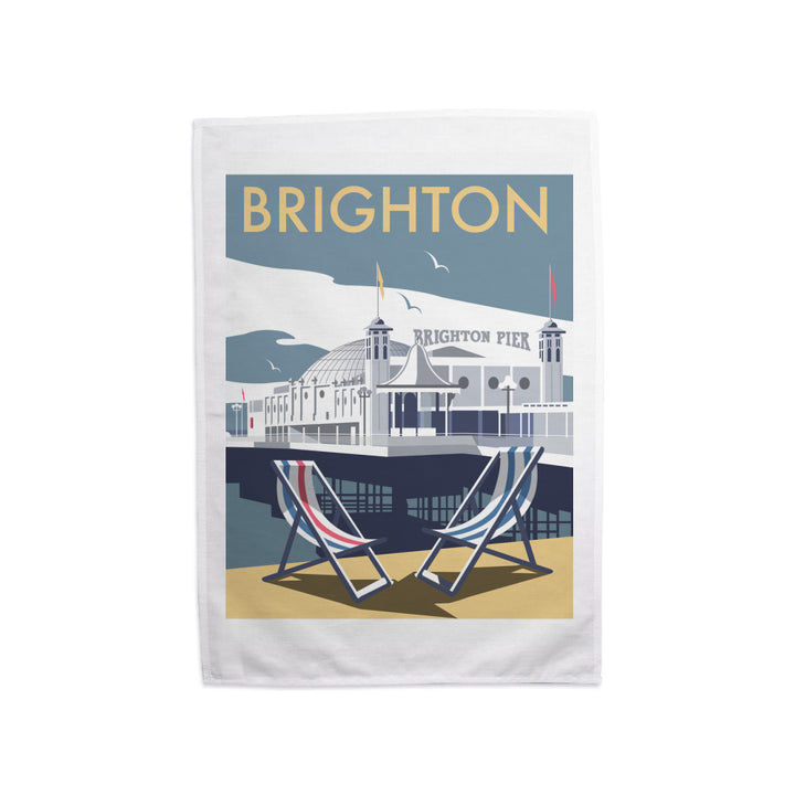 Brighton Pier Tea Towel