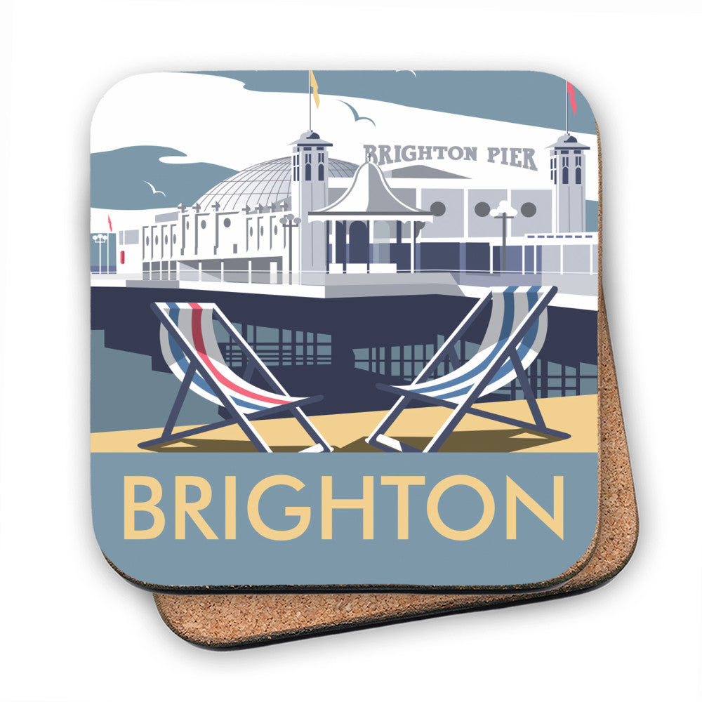 Brighton Pier MDF Coaster