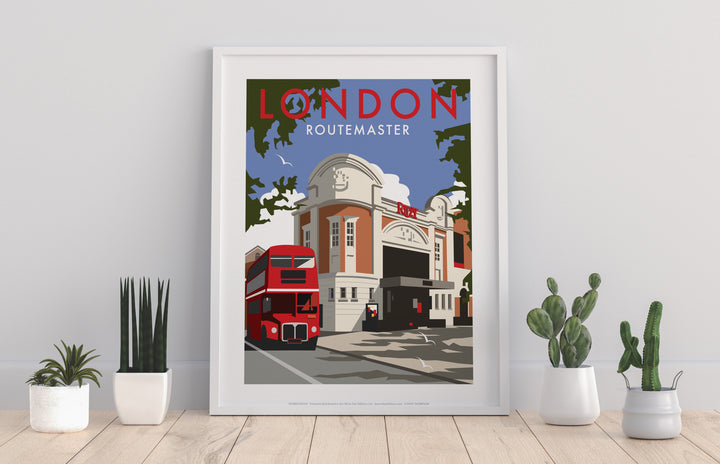 London Routemaster Ritzy - Art Print