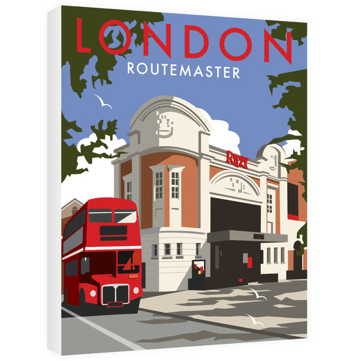 London Routemaster Ritzy Canvas