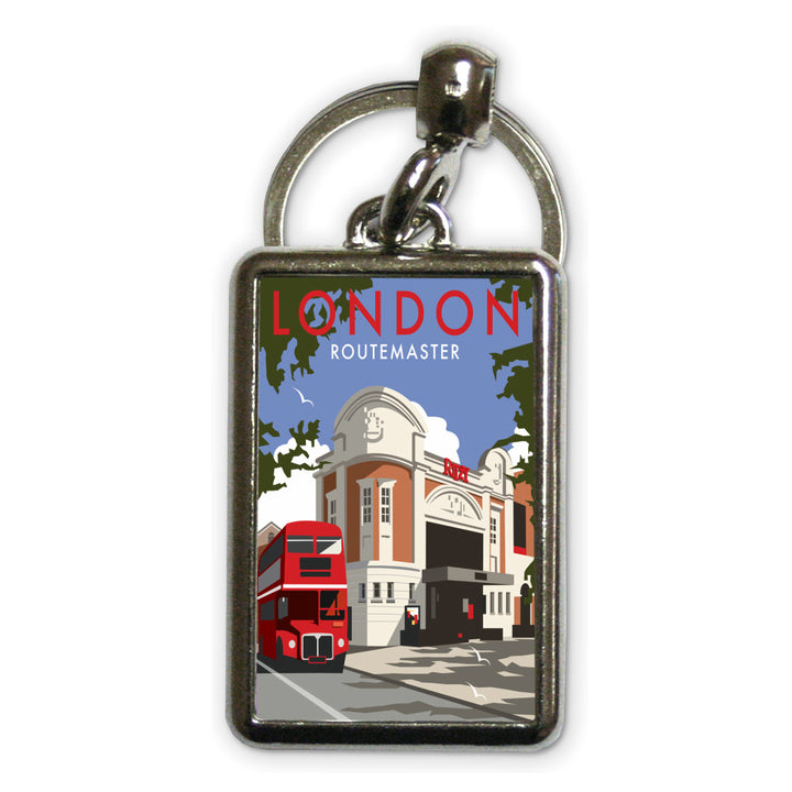 London Routemaster Ritzy Metal Keyring