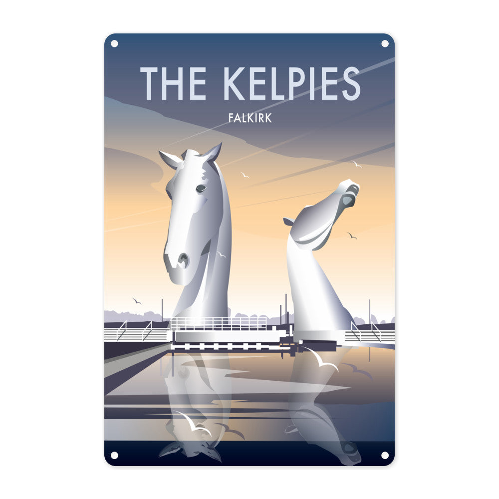 The Kelpies Metal Sign