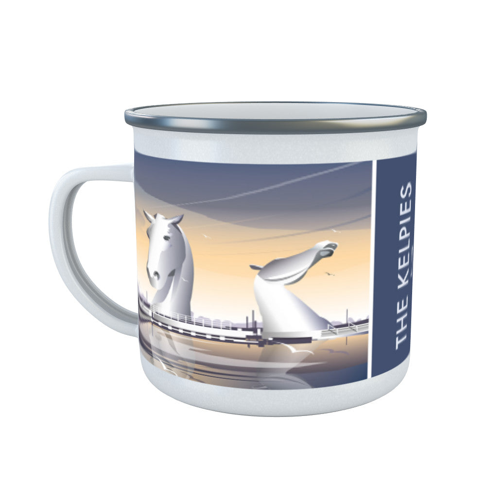 The Kelpies Enamel Mug