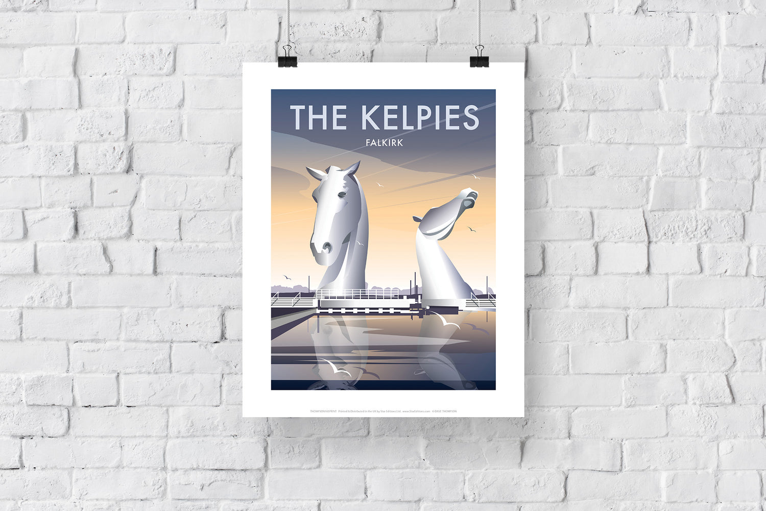 The Kelpies - Art Print