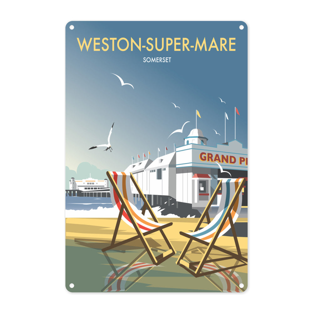 Weston Super Mare Metal Sign