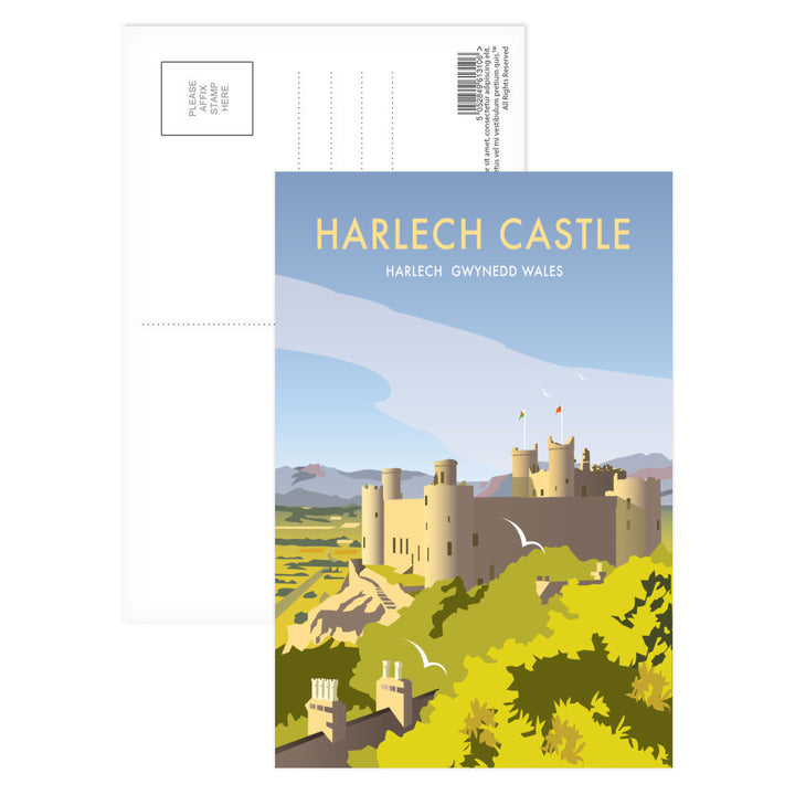 Harlech Castle Postcard Pack