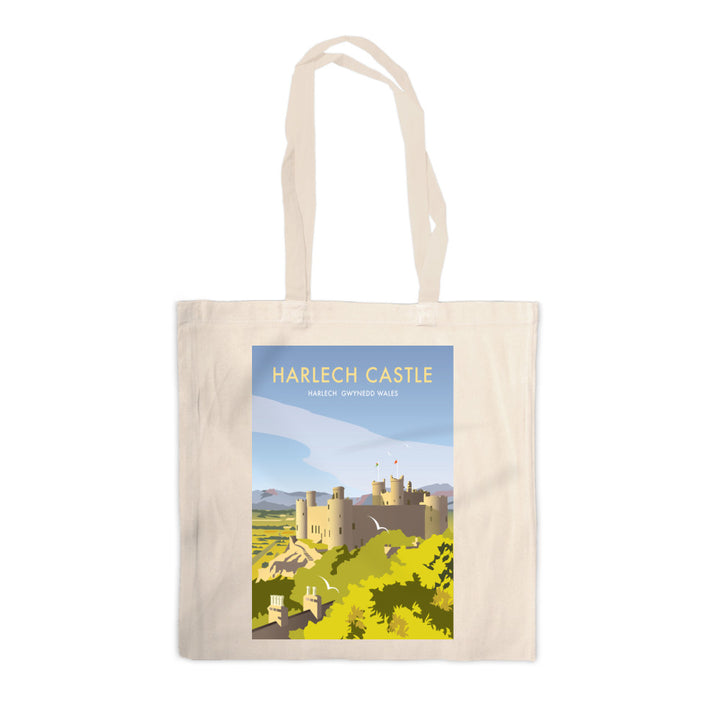 Harlech Castle Canvas Tote Bag